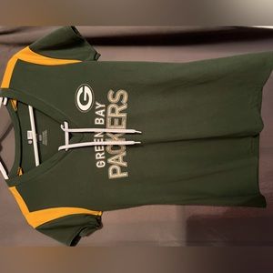 Women's Green Bay Packers Lace-Up T-Shirt